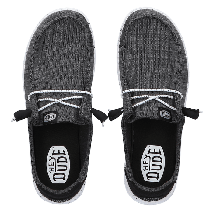 Wendy Sport Mesh Dames Instappers Black