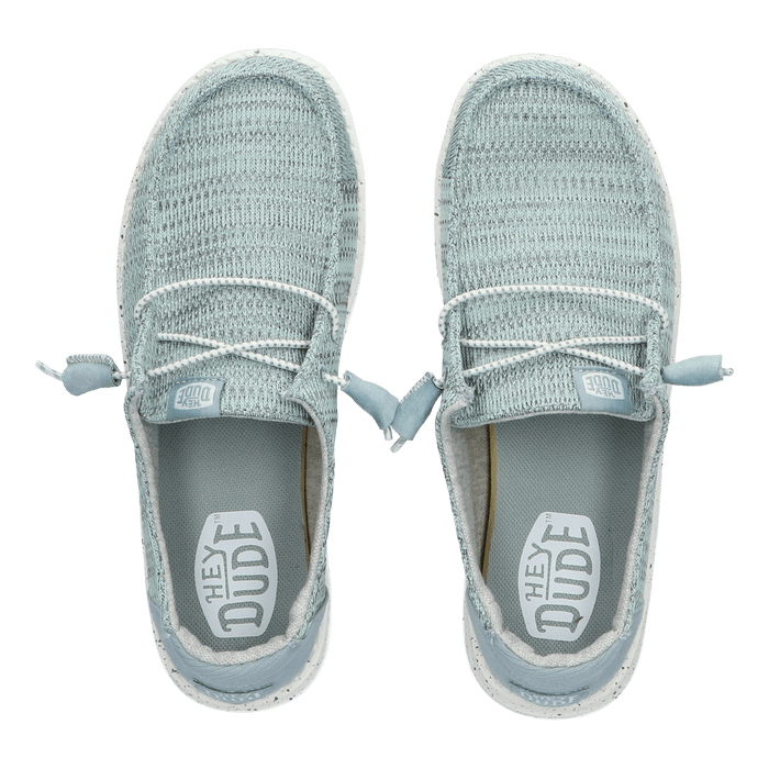 Wendy Sport Mesh Dames Instappers Light Blue