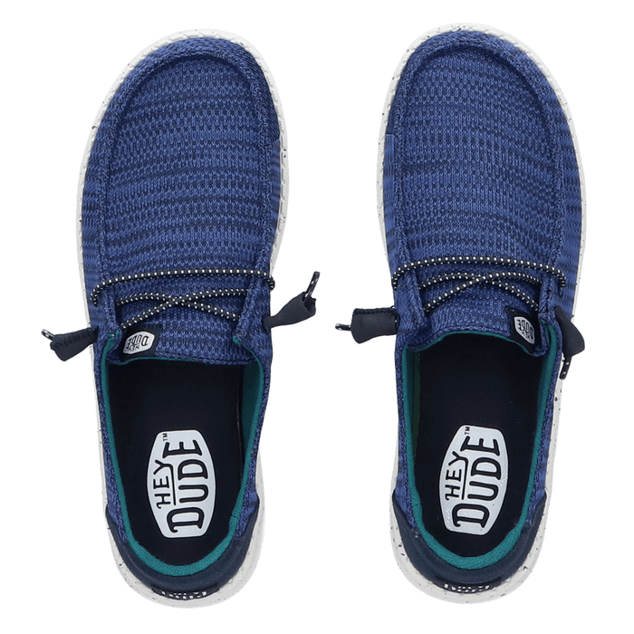 Wendy Sport Mesh Dames Instappers Navy/White
