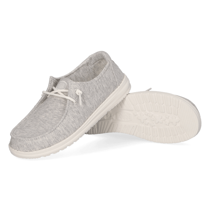 Wendy Stretch Jersey Dames Instappers Light Grey