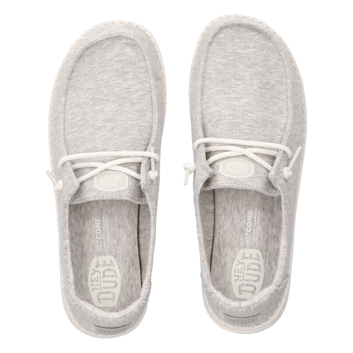Wendy Stretch Jersey Dames Instappers Light Grey