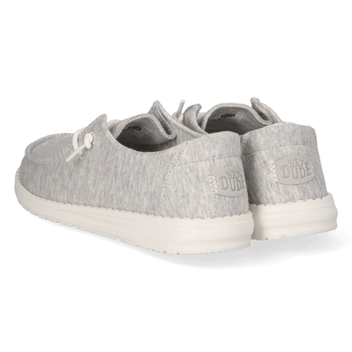 Wendy Stretch Jersey Dames Instappers Light Grey