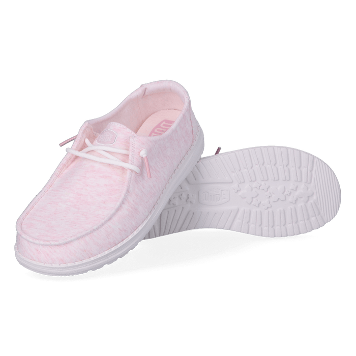 Wendy Stretch Jersey Dames Instappers Light Pink