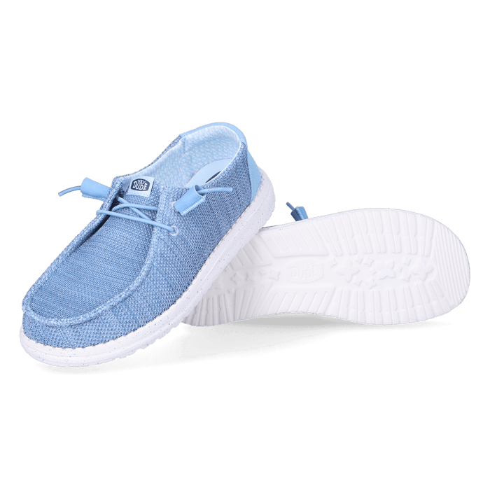 Wendy Stretch Sox Dames Instappers Blue Breeze