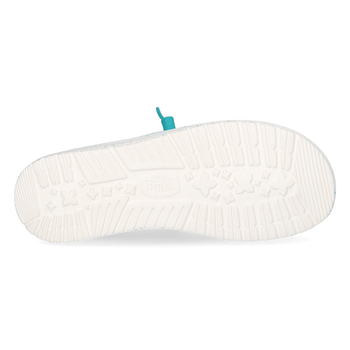 Wendy Stretch Sox Dames Instappers Ceramic Blue
