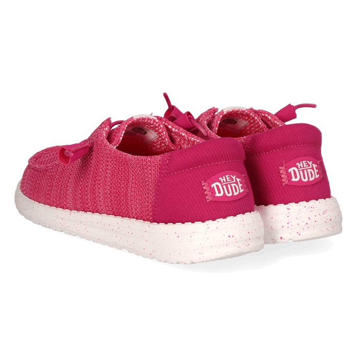 Wendy Stretch Sox Dames Instappers Fuchsia Pink