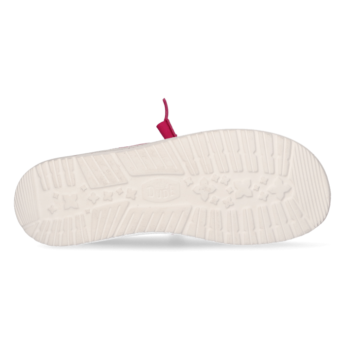 Wendy Stretch Sox Dames Instappers Fuchsia Pink
