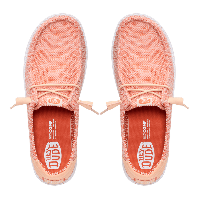Wendy Stretch Sox Dames Instappers Peach