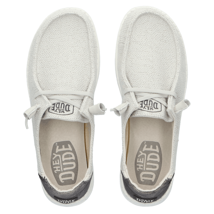 Wendy Woven Dames Instappers Light Grey