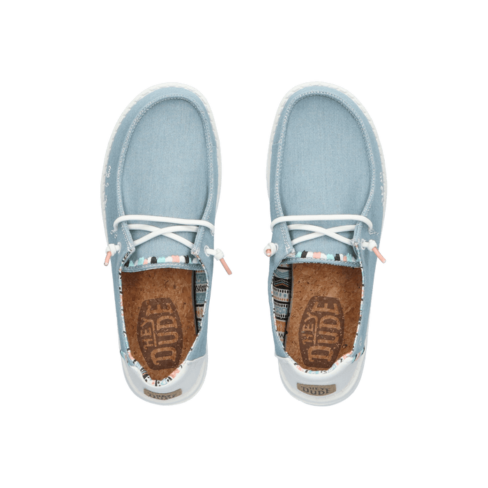 Wendy Youth Boho Meisjes Instappers Light Denim
