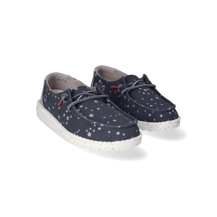 Wendy Youth Meisjes Instappers Cat Eye Navy