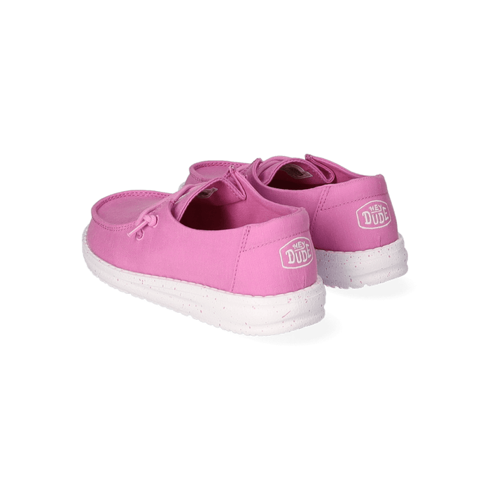 Wendy Youth Slub Canvas Meisjes Instappers Violet