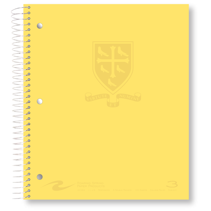 Westminster 3-subject Notebook