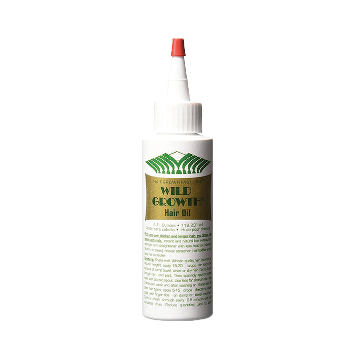 Wild Growth Hair Oil bottle for natural hair growth oil promoting healthy scalp and hair