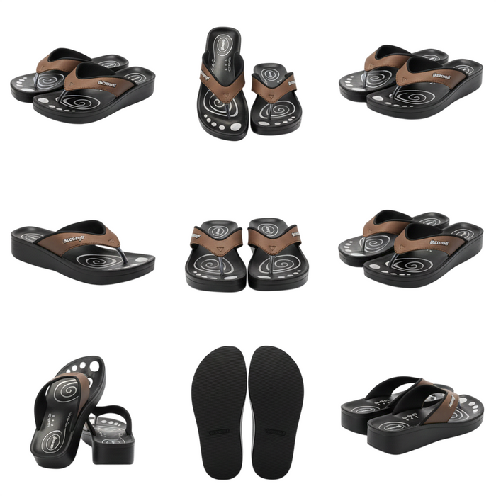 WOMEN SLIPPER LA 0801 BROWN
