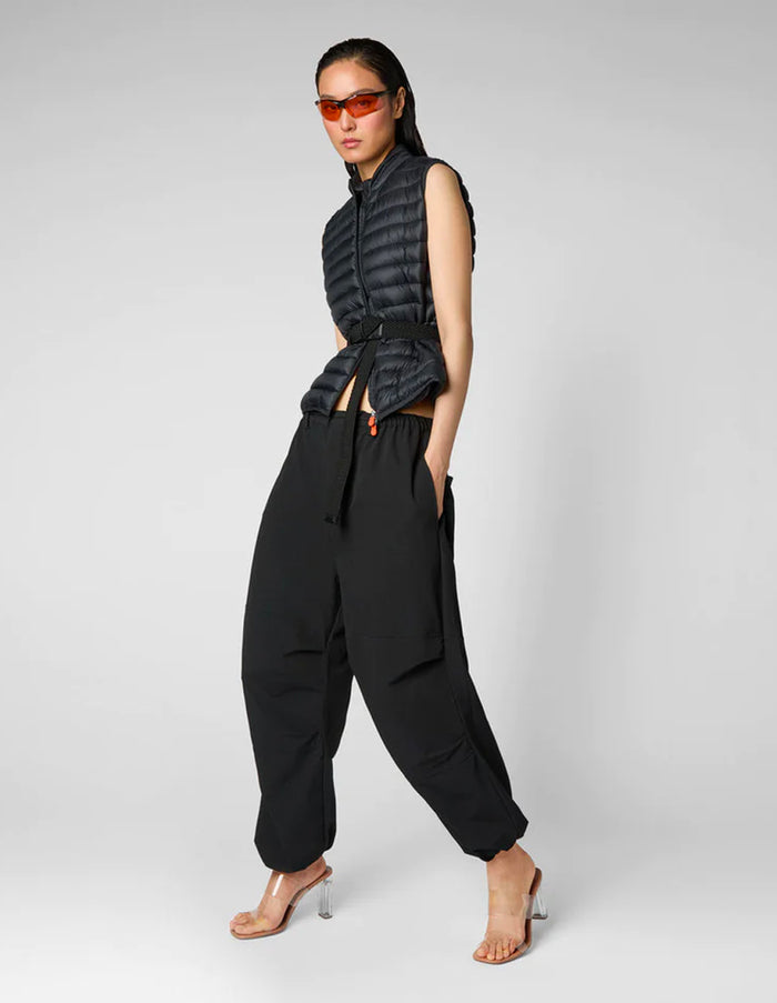 WOMEN'S ANITA PUFFER VEST IN BLACK