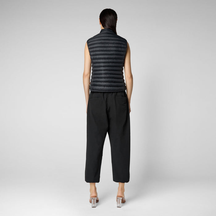 WOMEN'S ANITA PUFFER VEST IN BLACK