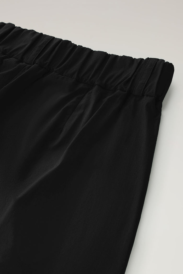 Women's Pure Cotton Poplin Shorts Black