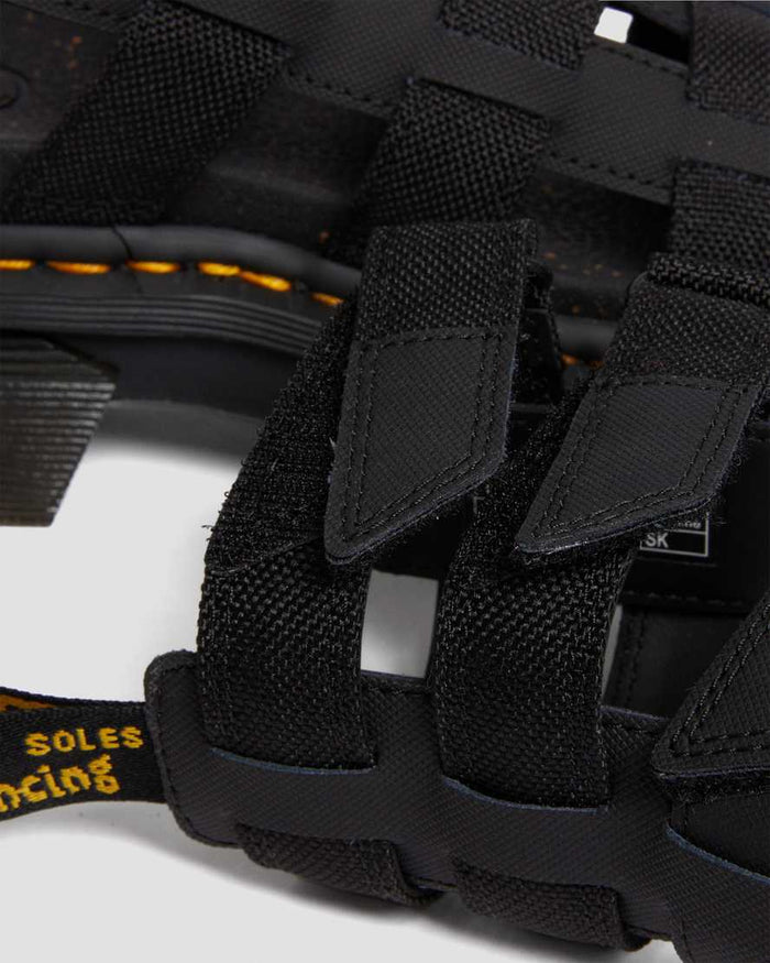 Women's Ricki Leather Platform Gladiator Sandals Black