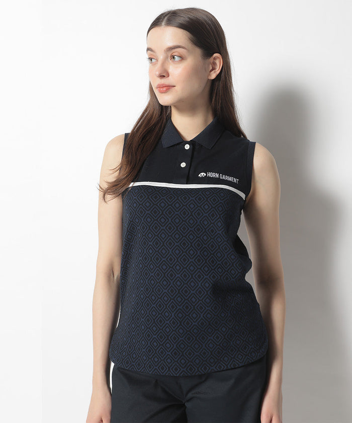 Women's Sand's Sleeveless Polo Navy