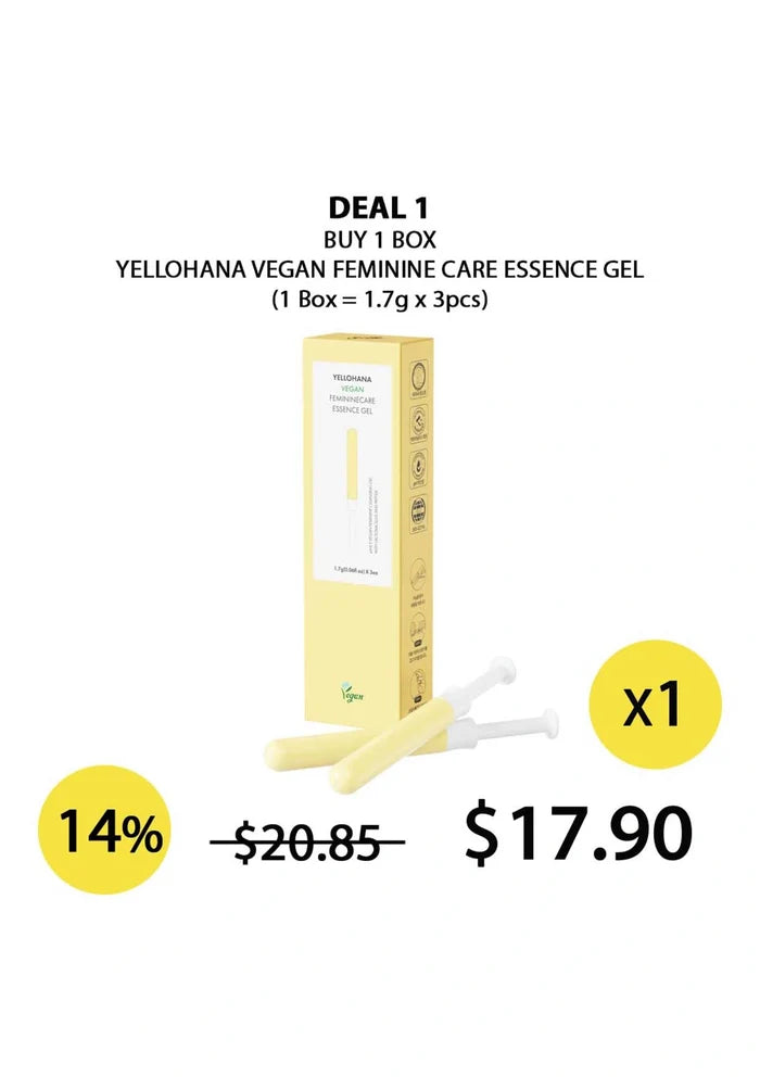 (BUY 1 SMALL) YELLOW YELLOHANA FEMININE GEL
