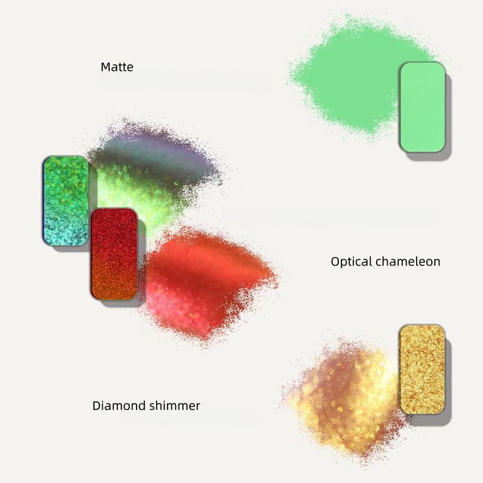 YIZHI Cloud Garden Collection Chameleon Eyeshadow Palette #End of Year T5491