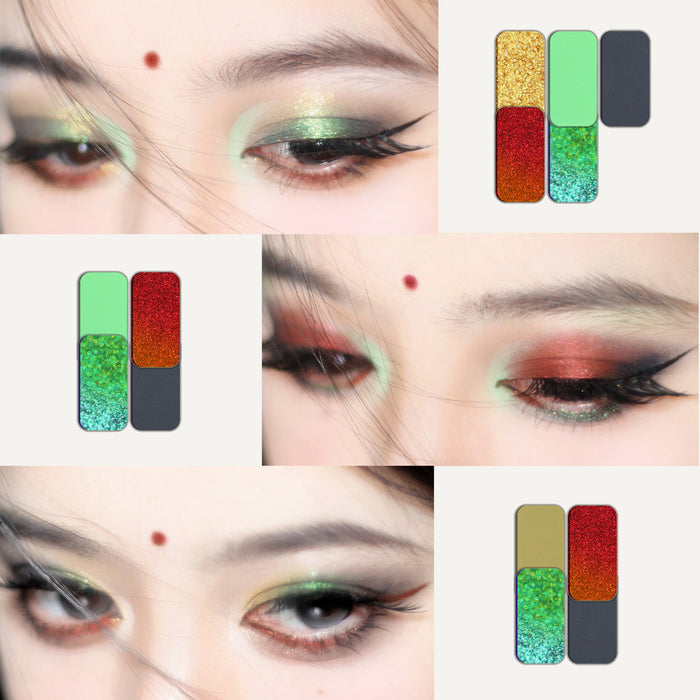 YIZHI Cloud Garden Collection Chameleon Eyeshadow Palette #End of Year T5491