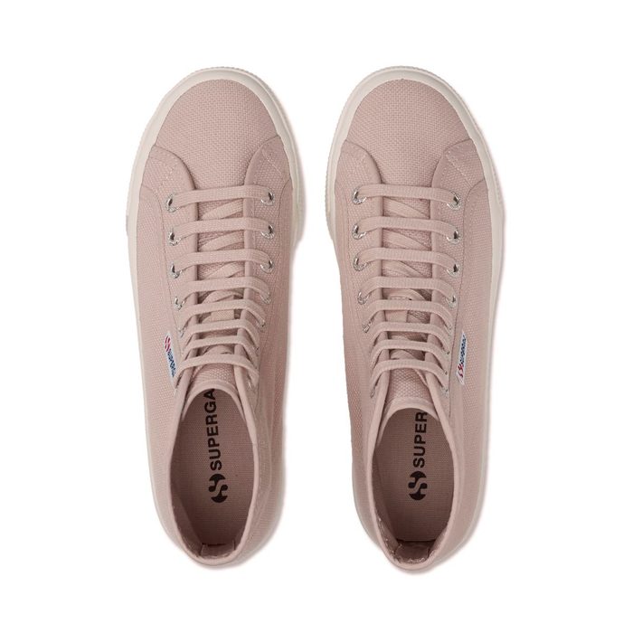 Zapatilla 2708 Hi Top Pink Skin F Avorio