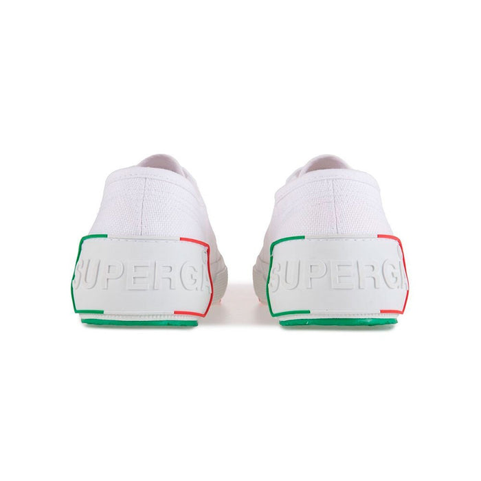Zapatilla 2750 BIG RUBBER PATCH White Italy Flag Superga