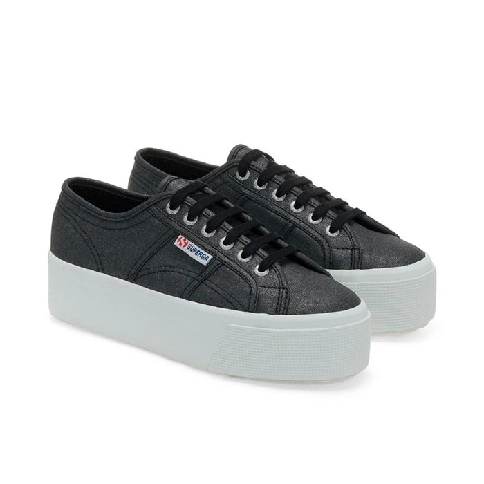 Zapatilla 2790 Glitter Canvas Black