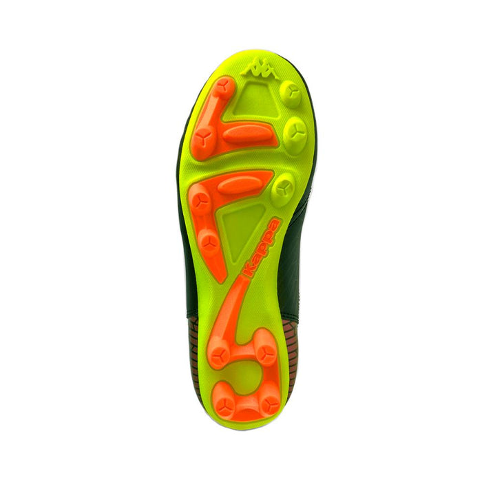 Zapatilla Fútbol Kids Kombat Player Black Neon Green Firm Ground