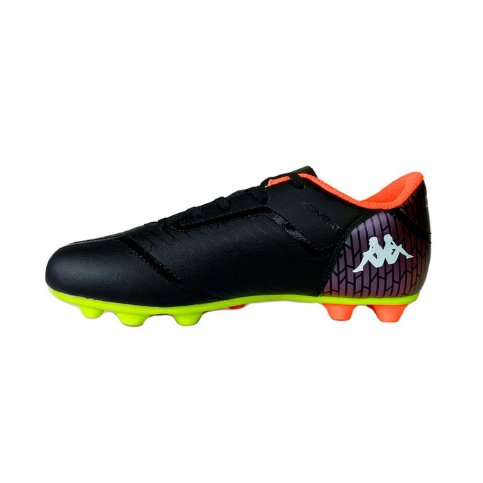 Zapatilla Fútbol Kids Kombat Player Black Neon Green Firm Ground